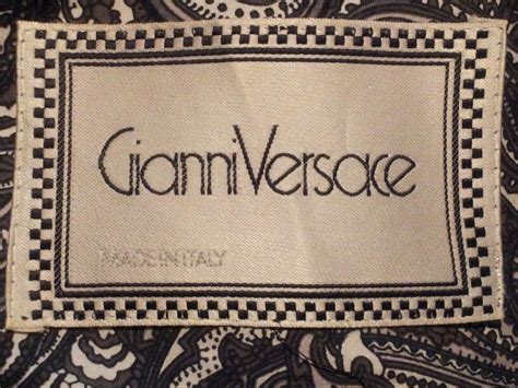 versace clothes vintage|vintage gianni versace label.